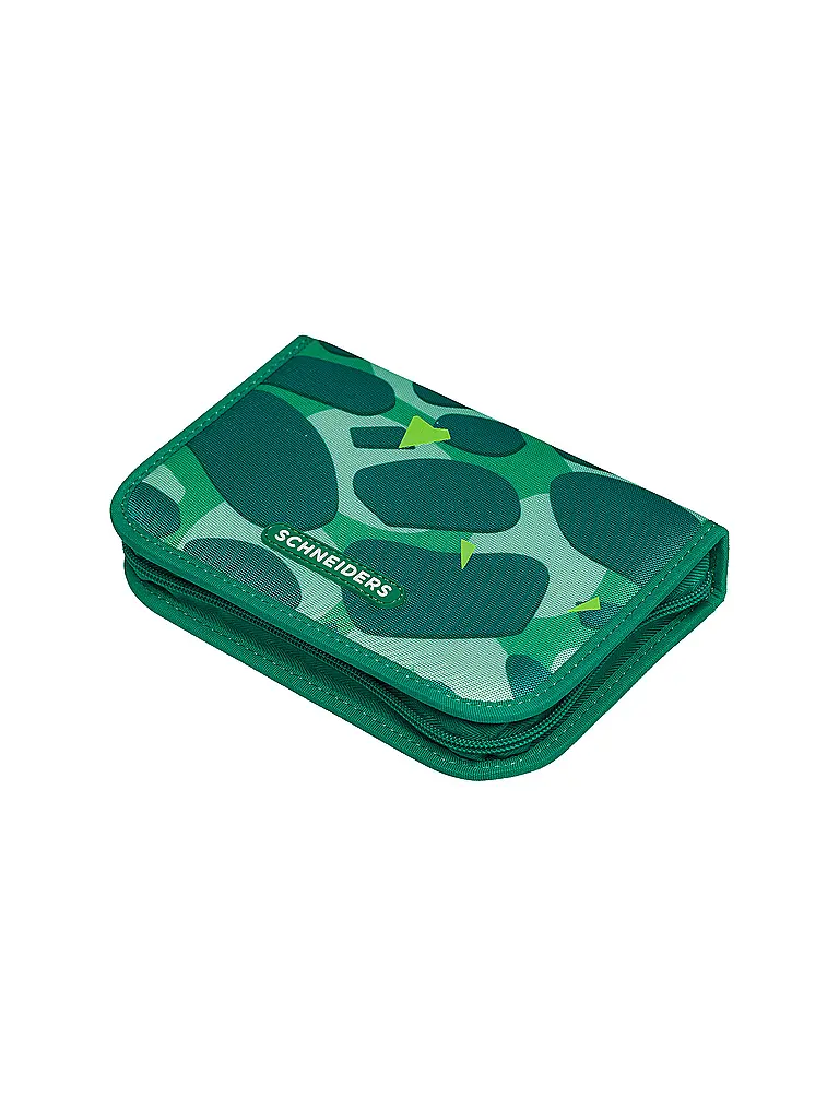 SCHNEIDERS | Set de mochila escolar Ergolite 9 piezas Anna Maria Damm Dino Dance | Verde