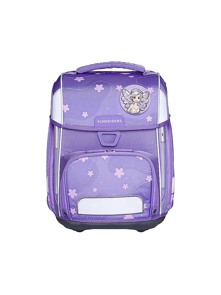 SCHNEIDERS | Set de Mochila Escolar Ergolite 9 piezas Anna Maria Damm Flowery | Lila