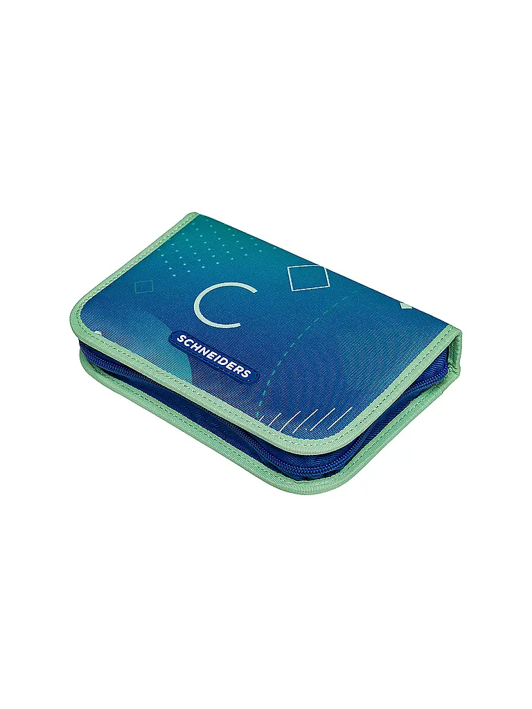 SCHNEIDERS | Set de mochila escolar Ergolite 9 piezas Anna Maria Damm Geo Motion | Azul