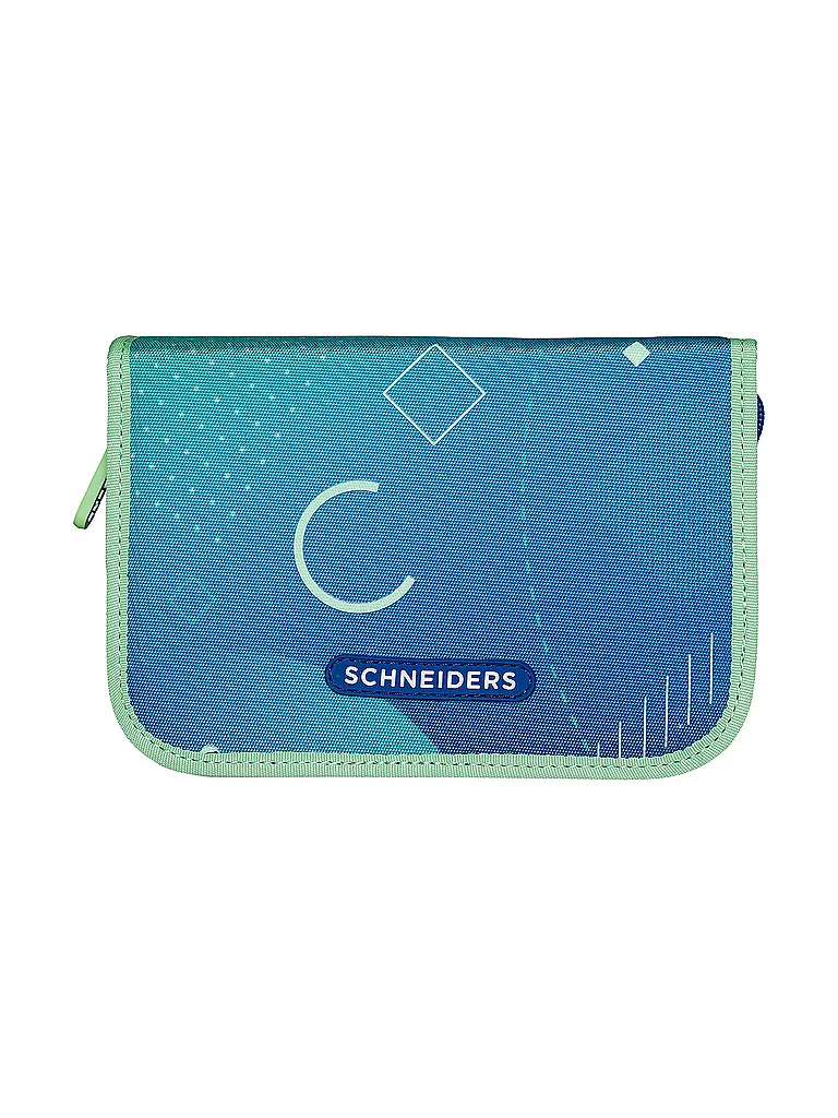SCHNEIDERS | Set de mochila escolar Ergolite 9 piezas Anna Maria Damm Geo Motion | Azul