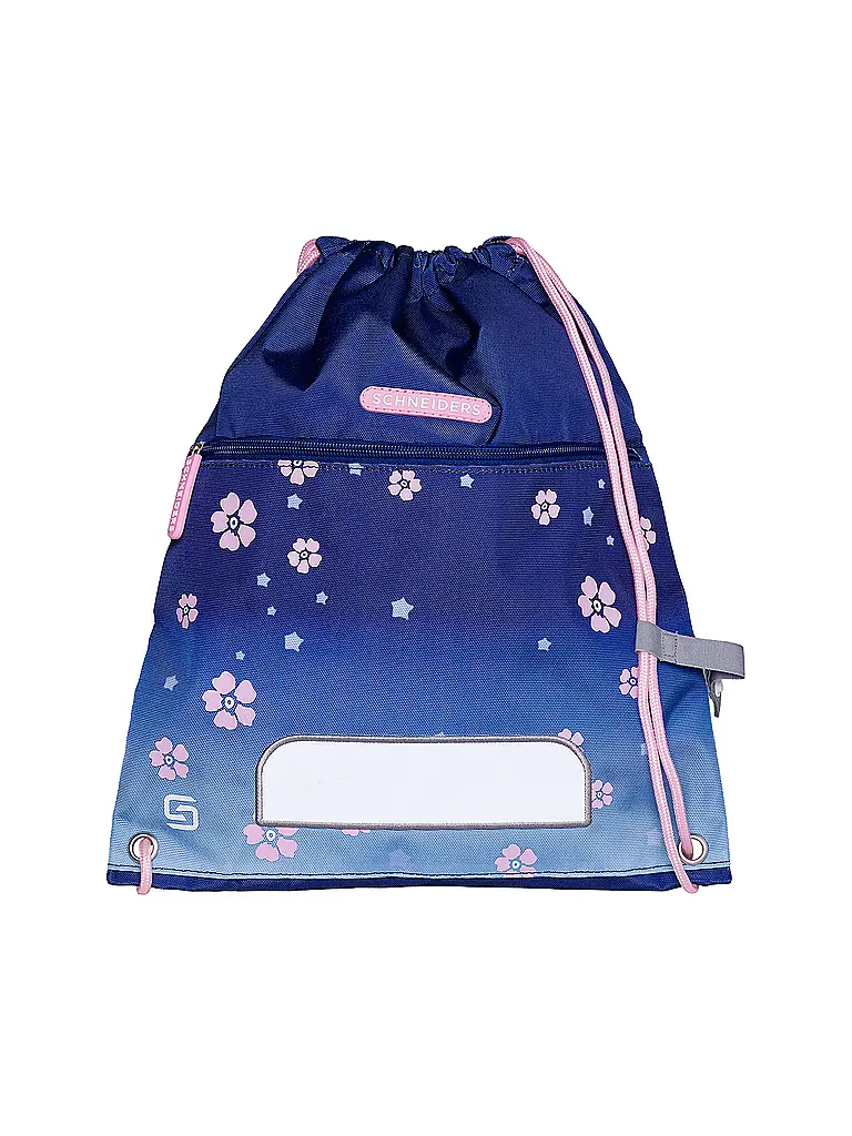 SCHNEIDERS | Set de mochila escolar Ergolite 9 piezas Blue Bloom | Azul