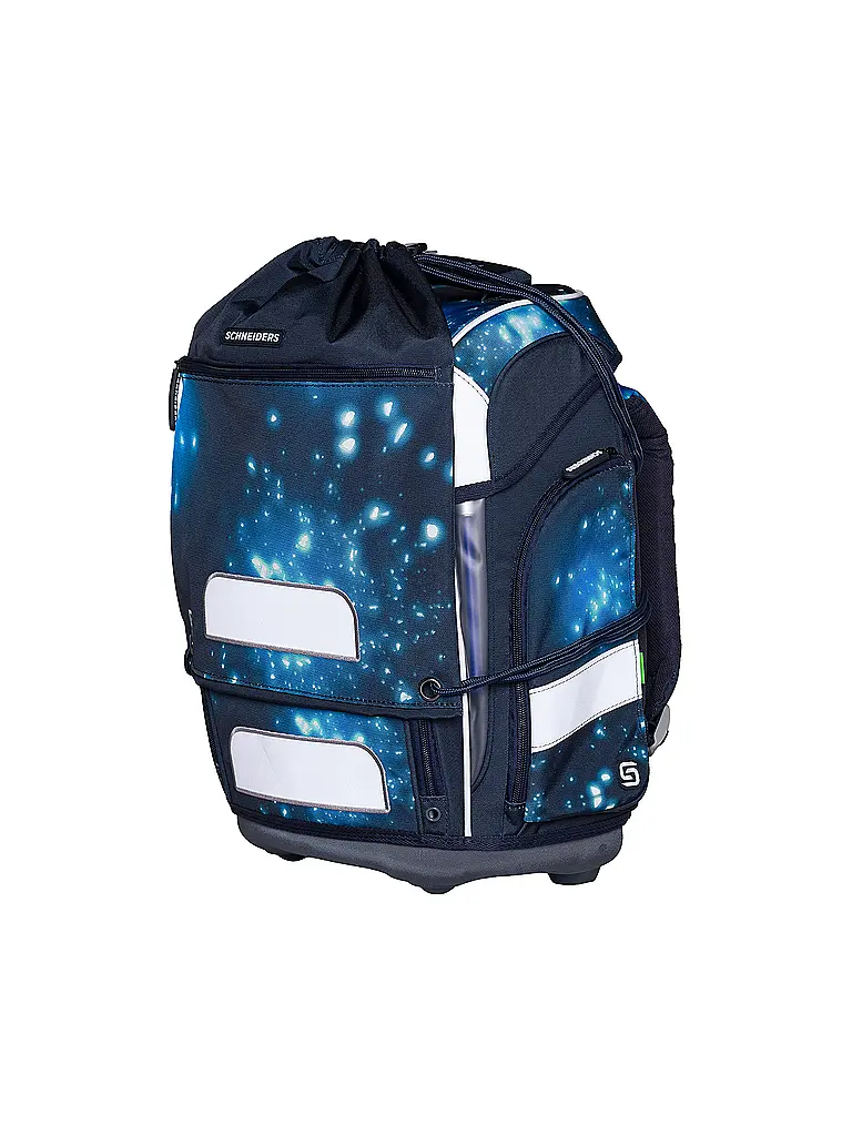 SCHNEIDERS | Set de mochila escolar Ergolite 9 piezas Deep Cosmos | Azul oscuro
