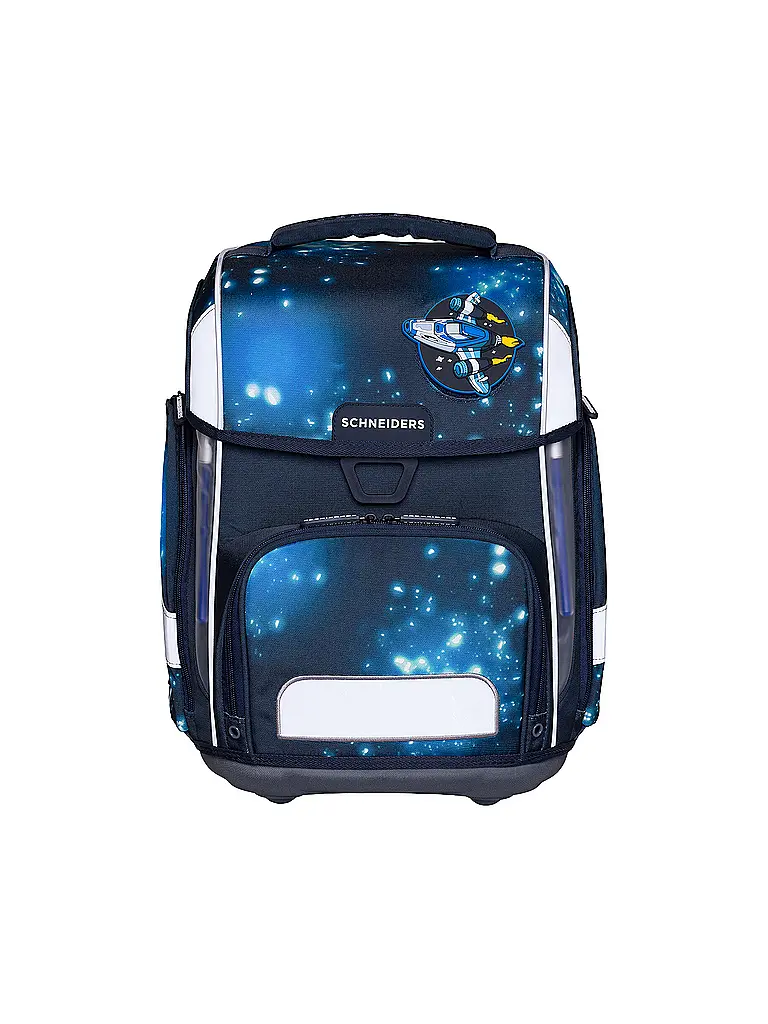 SCHNEIDERS | Set de mochila escolar Ergolite 9 piezas Deep Cosmos | Azul oscuro