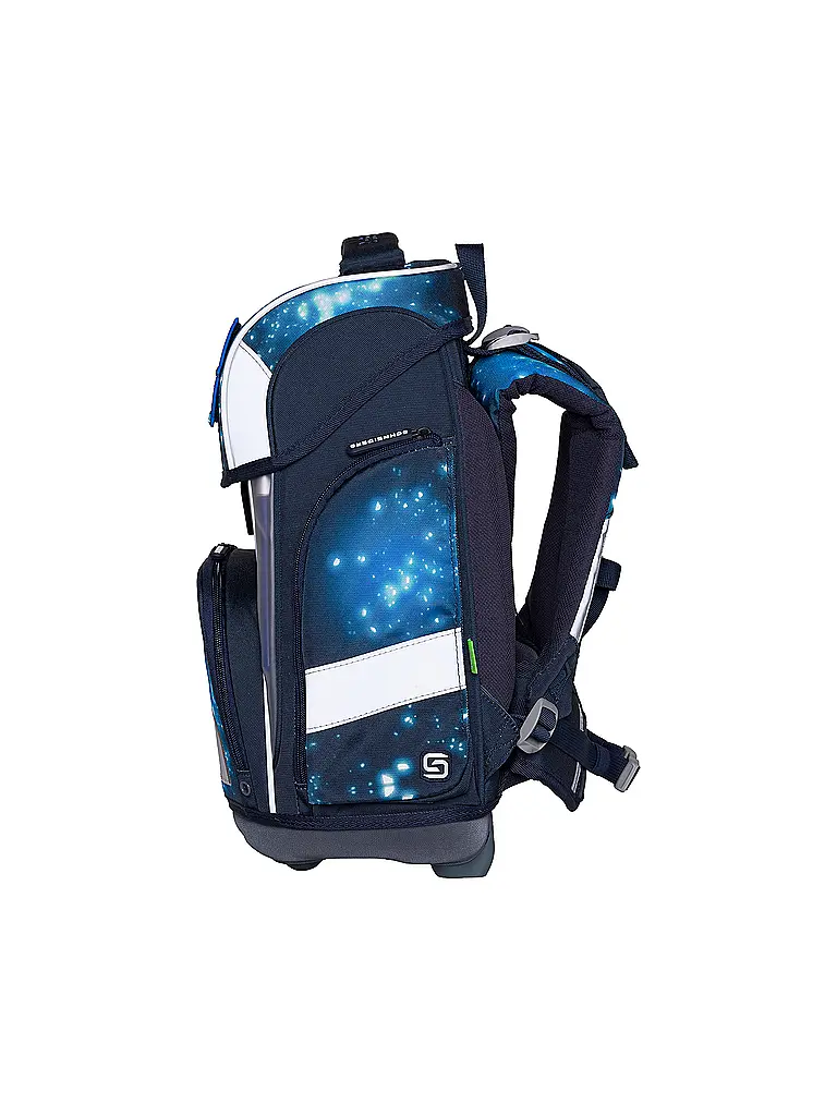 SCHNEIDERS | Set de mochila escolar Ergolite 9 piezas Deep Cosmos | Azul oscuro