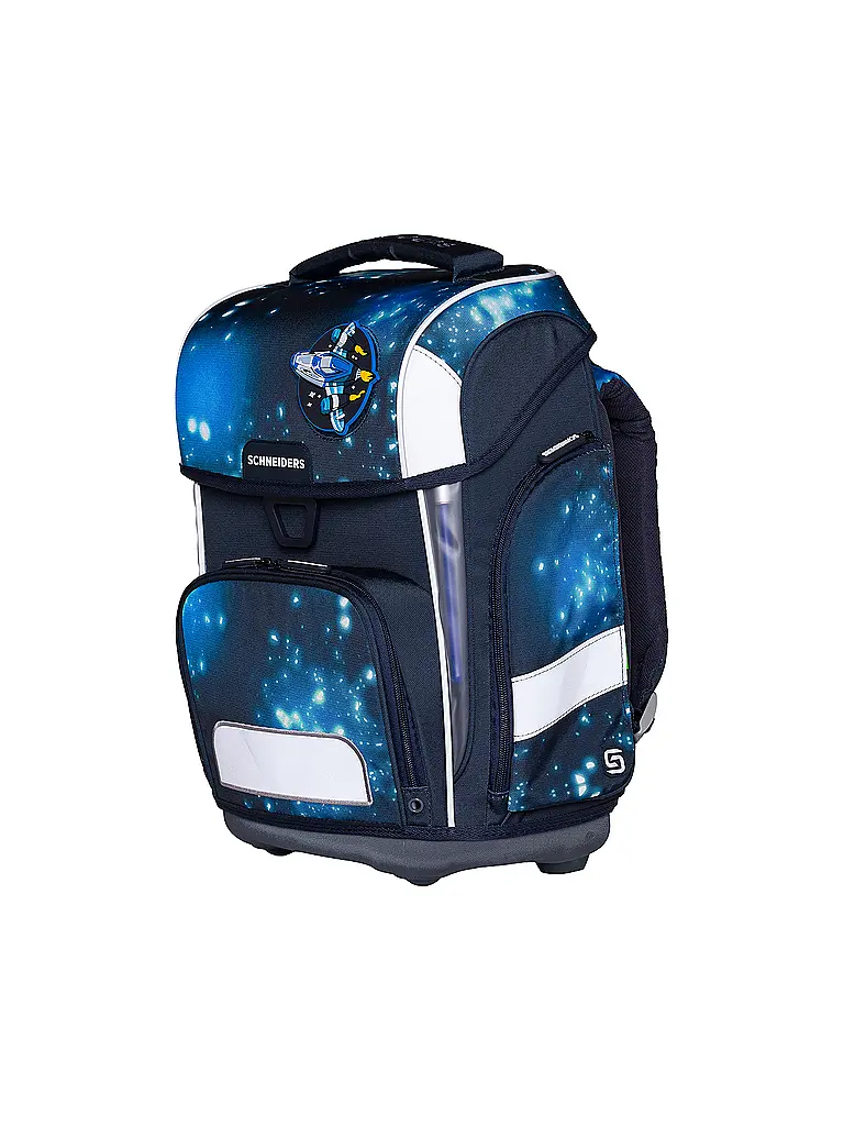 SCHNEIDERS | Set de mochila escolar Ergolite 9 piezas Deep Cosmos | Azul oscuro