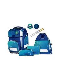 SCHNEIDERS | Set de mochila escolar Ergolite 9 piezas Geo Motion | Azul