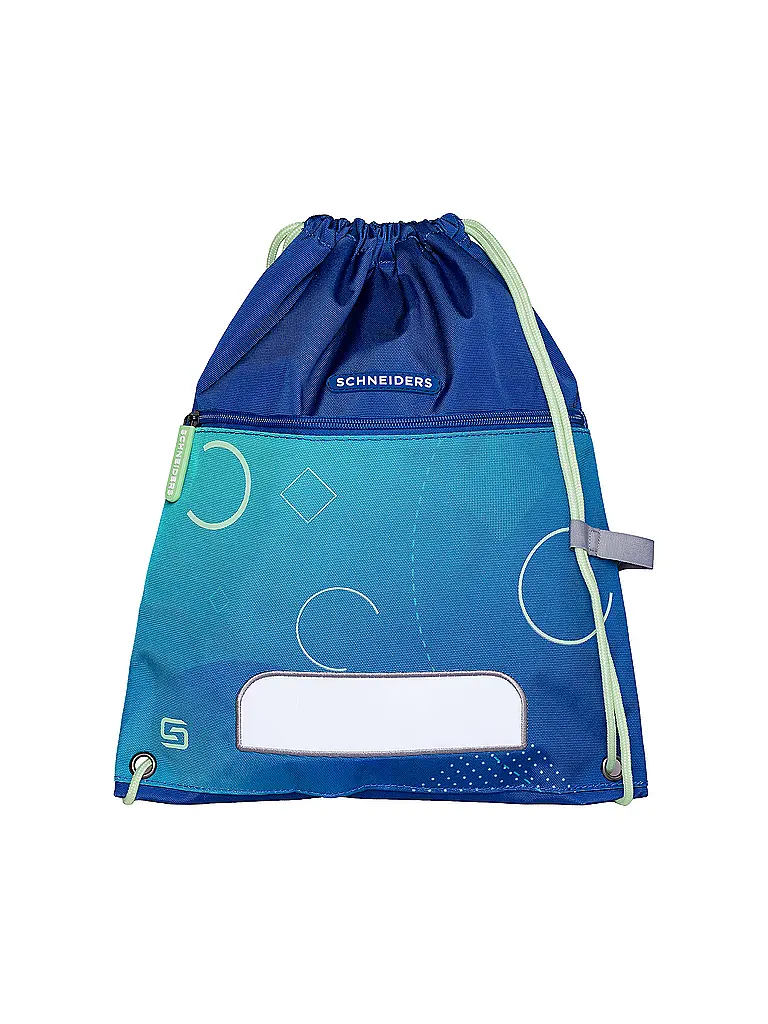 SCHNEIDERS | Set de mochila escolar Ergolite 9 piezas Geo Motion | Azul