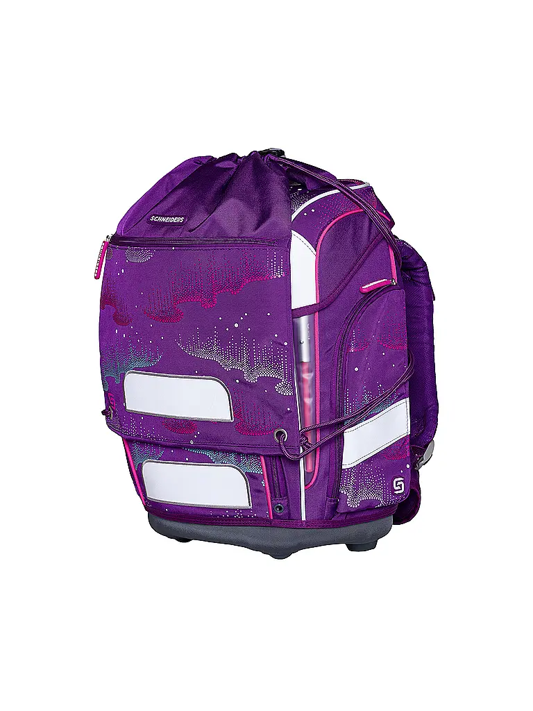 SCHNEIDERS | Set de mochila escolar Ergolite 9 piezas Wavy Dots | Baya