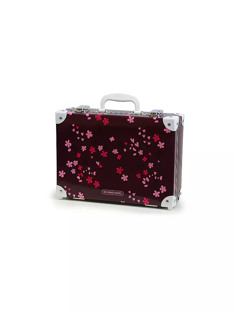 SCHNEIDERS | Werkkoffer Berry Blossom | Rojo oscuro