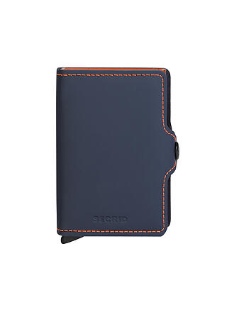 SECRID | Twinwallet MATTE azul noche-naranja