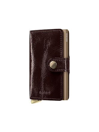 SECRID | Geldbörse - Miniwallet Premium Naplak mahogany