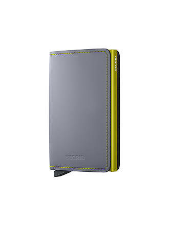 SECRID | Geldbörse - Slimwallet grey & lime