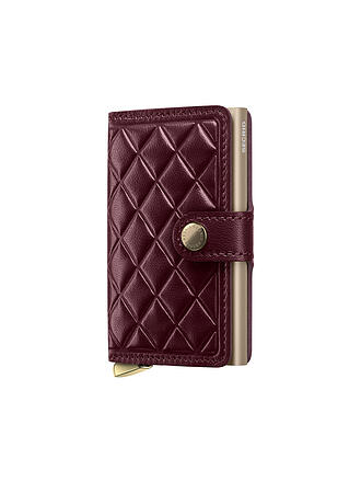 SECRID | Cartera - Miniwallet Premium Emboss Diamond burdeos