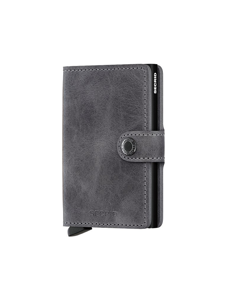 SECRID Billetera - Miniwallet Vintage Mini Gris Negro gris