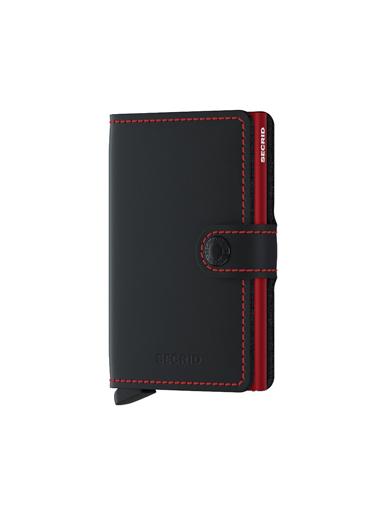 SECRID Geldbörse - Miniwallet Matte mini Black/Red negro