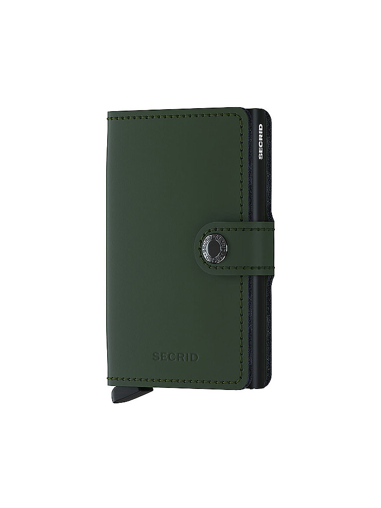 SECRID Billetera - Miniwallet Matte Mini Verde/Negro verde oscuro