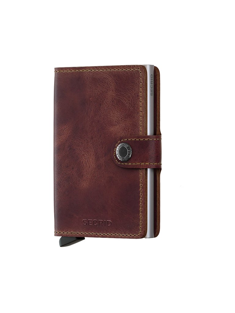 SECRID Billetera - Miniwallet Vintage Mini Brown marrón