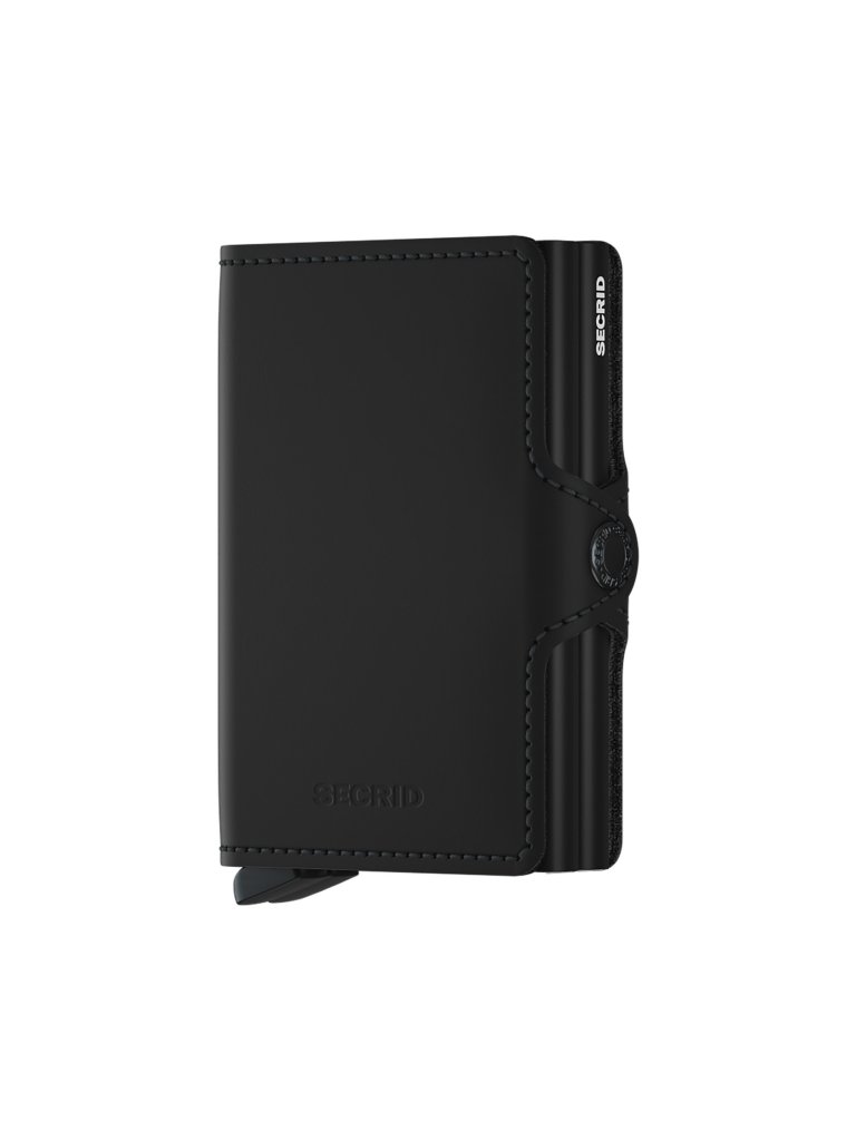 SECRID Billetera - Twinwallet Matte Twin Black negro