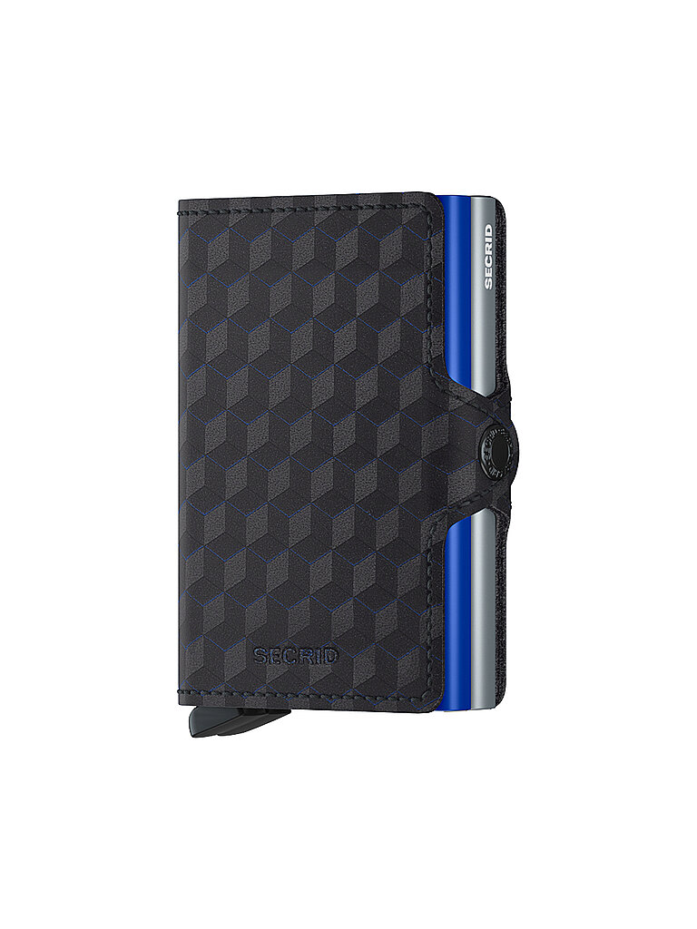 SECRID Billetera - Twinwallet Optical Twin Titanium Blue azul oscuro