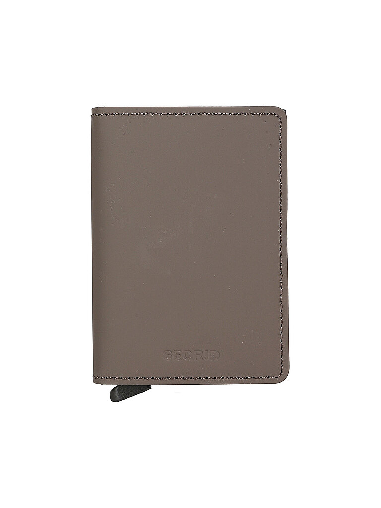 SECRID Billetera - Slimwallet MATTE Mini trufa marrón