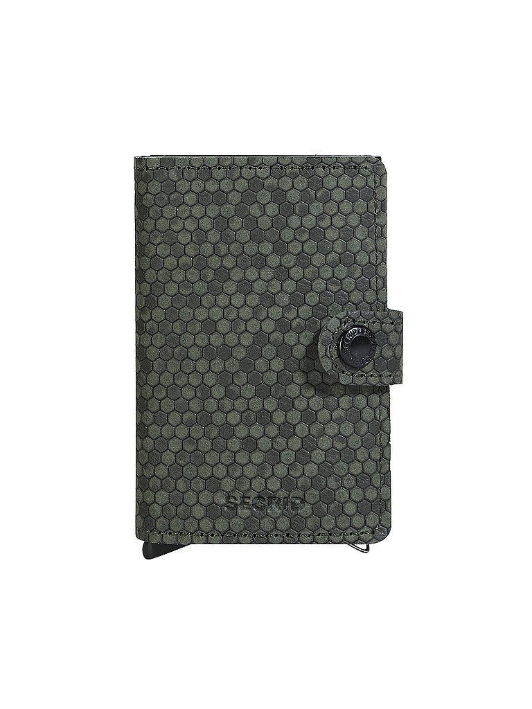 SECRID Miniwallet HEXAGON Green oliva