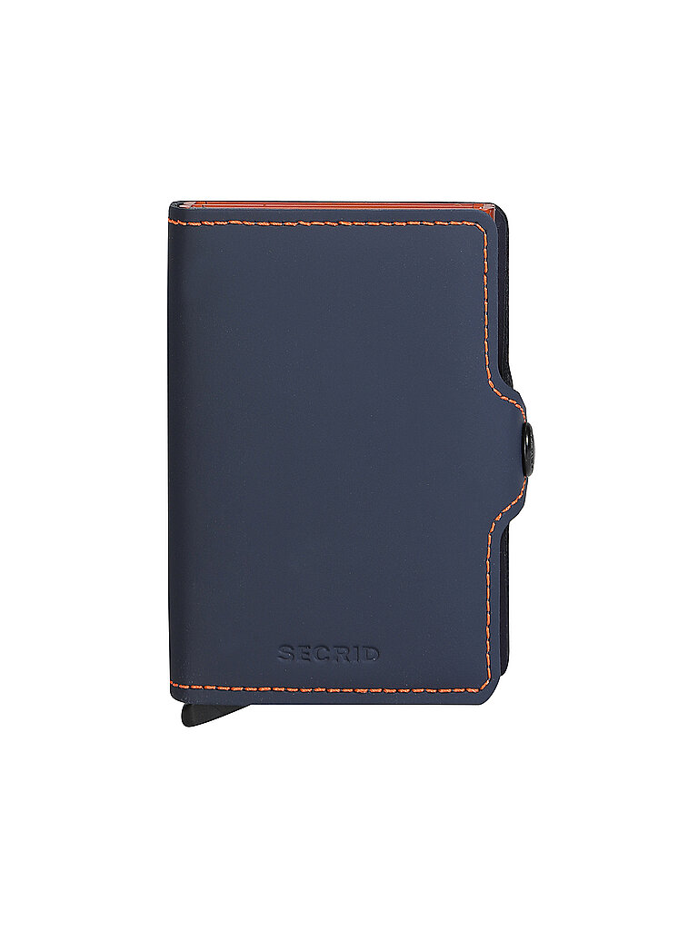 SECRID Twinwallet MATTE azul noche-naranja azul