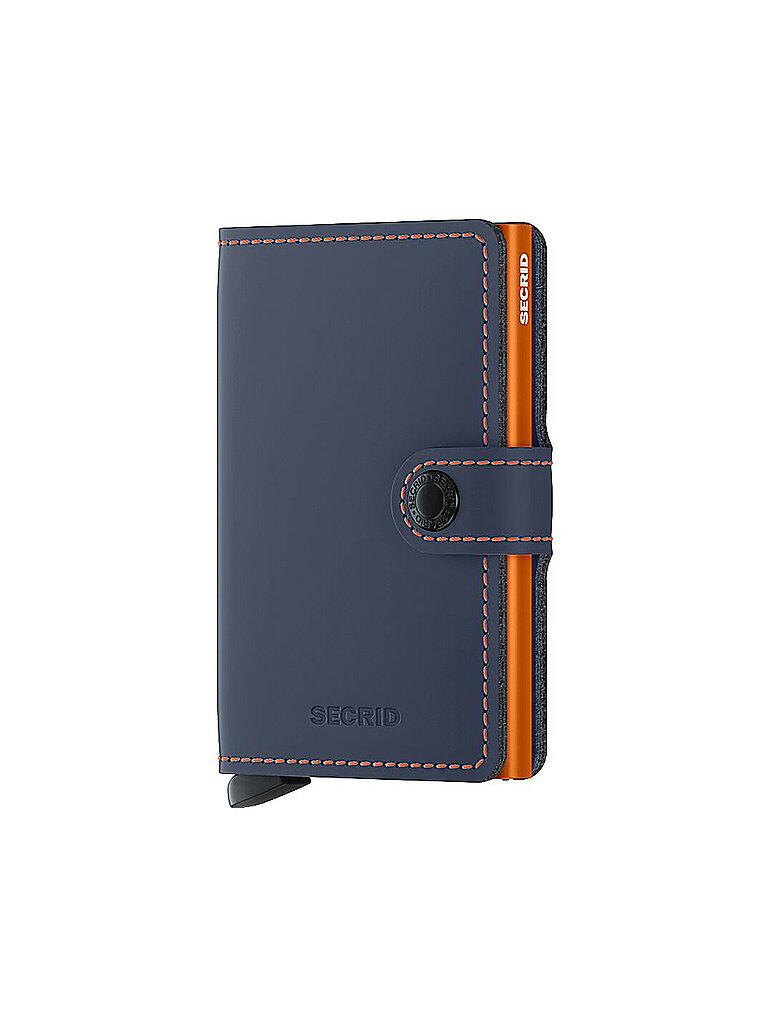 Secrid Cartera - Miniwallet Matte night blue & orange azul oscuro