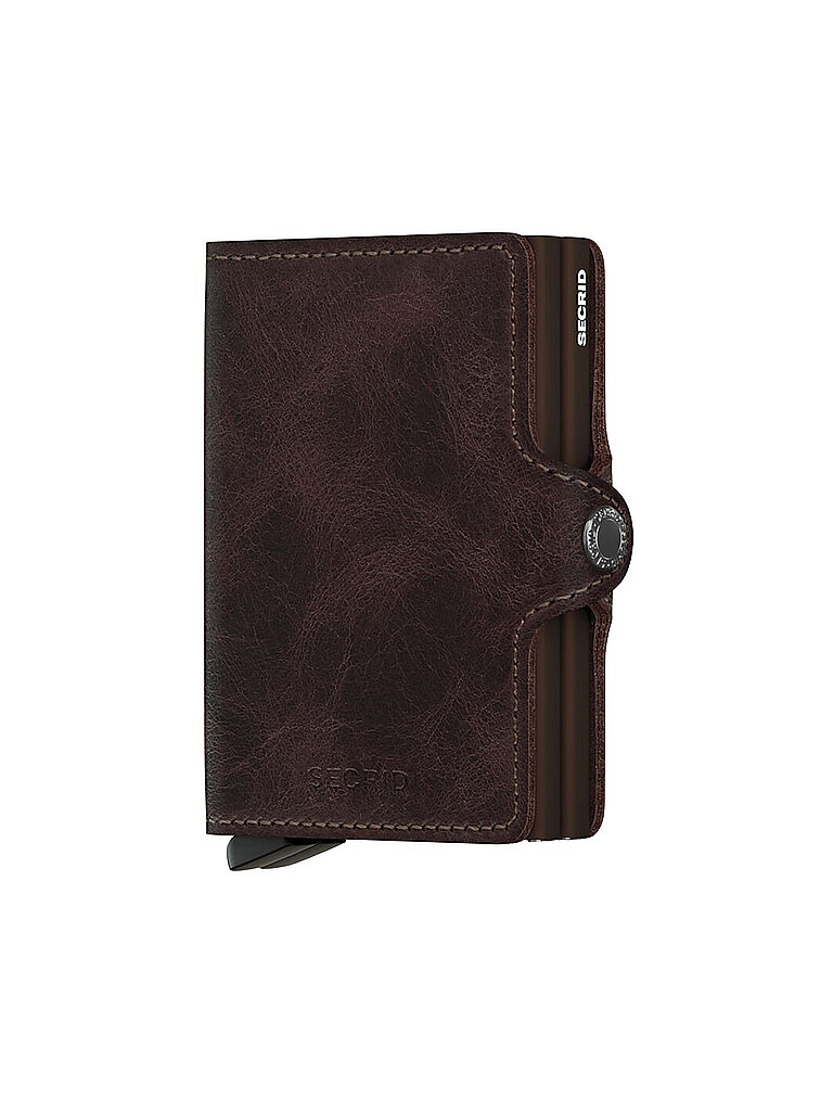 Geldbörse - Twinwallet Vintage chocolate marrón
