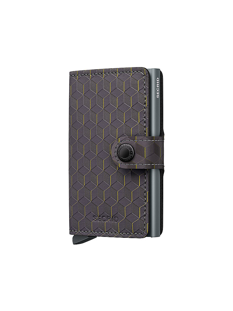 Geldbörse - Miniwallet Optical grey yellow gris