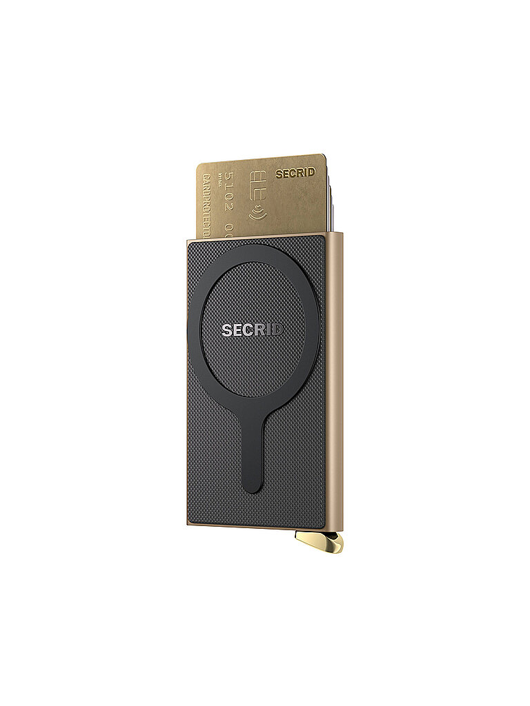 Secrid Cartera - Cardprotector Plus Fluted for Magsafe Premium Cashmere oro