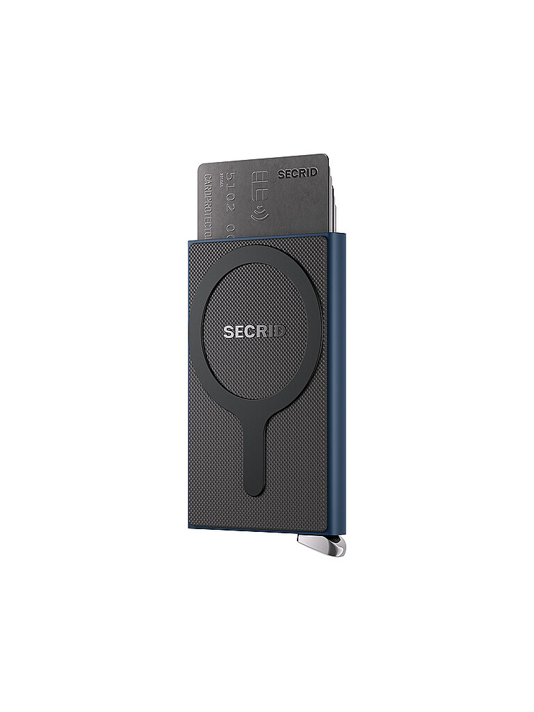 Secrid Cartera - Cardprotector Plus Fluted for Magsafe Premium Navy azul oscuro
