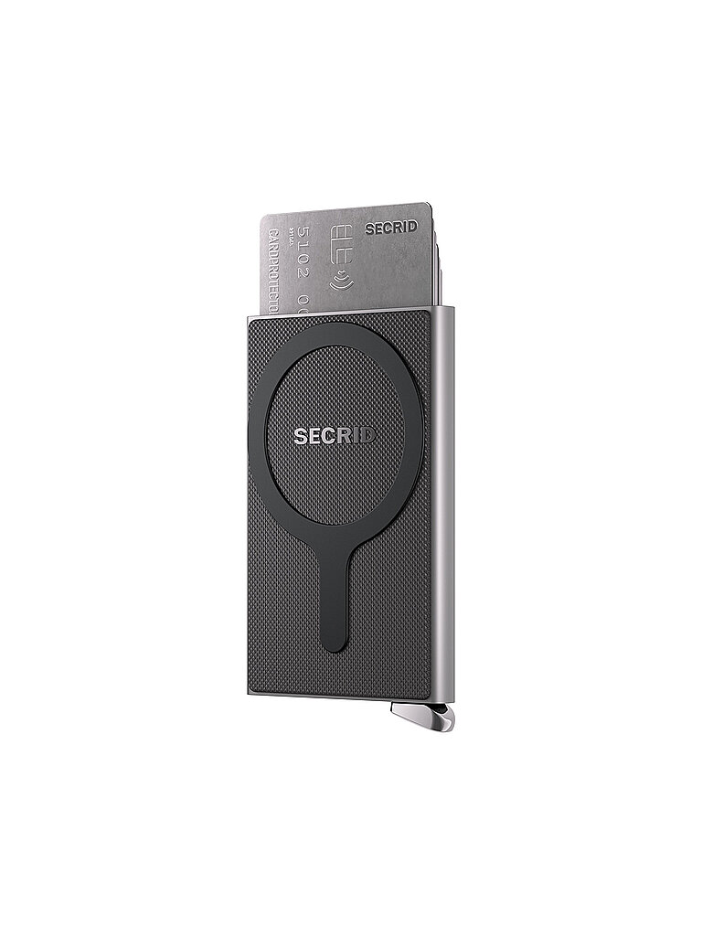 Secrid Cartera - Cardprotector Plus Fluted for Magsafe Premium Silver plata
