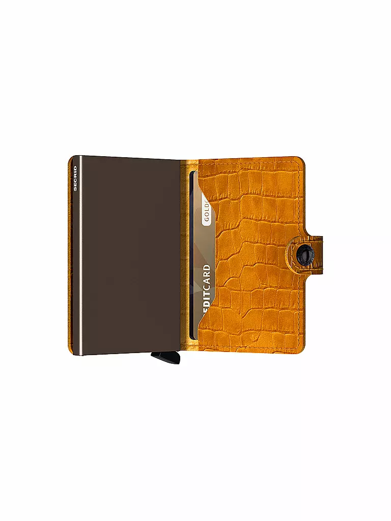 SECRID | Billetera - Miniwallet Cleo Mini Ocre Marrón | Mostaza