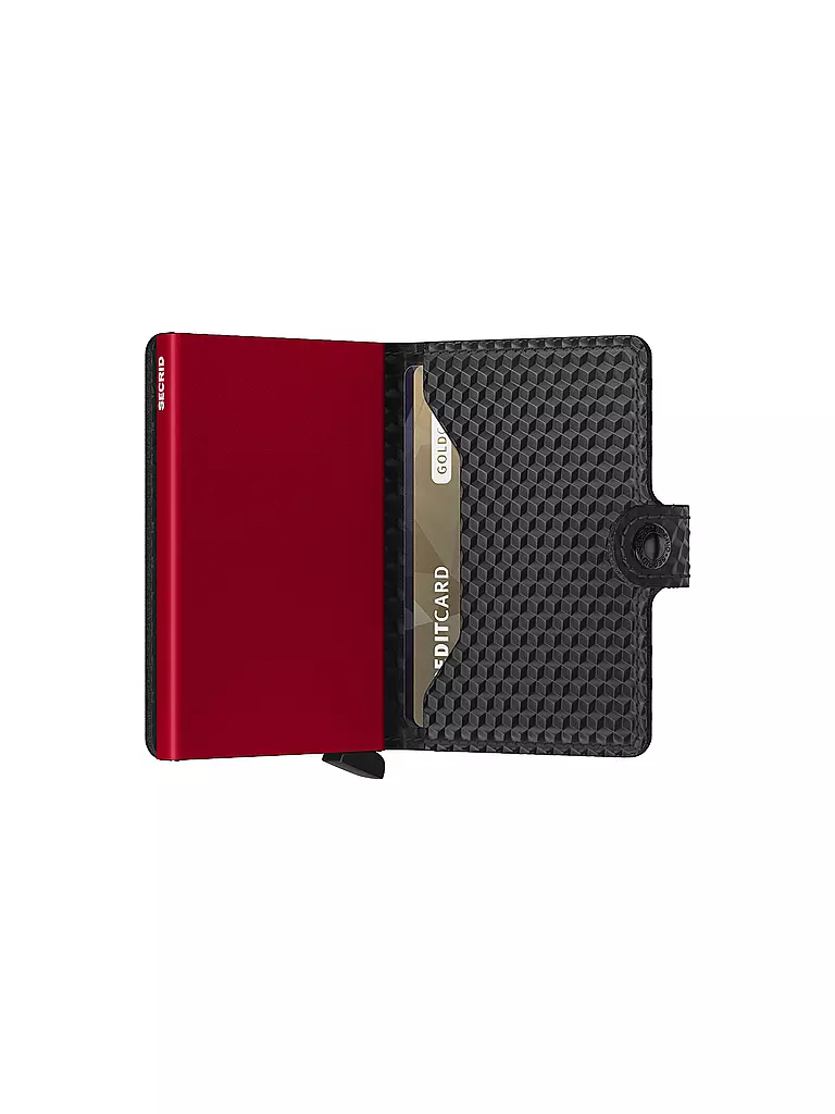 SECRID | Billetera - Miniwallet Cubic Black Red |