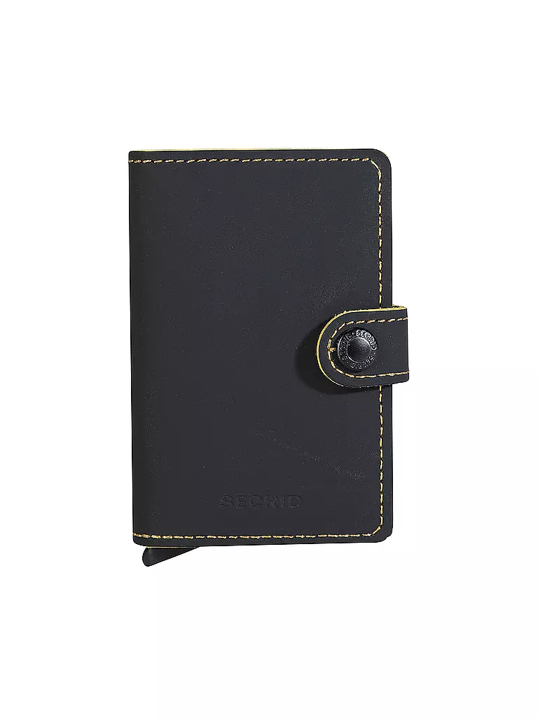 SECRID | Billetera - Miniwallet MATTE Mini black & ochre | Negro
