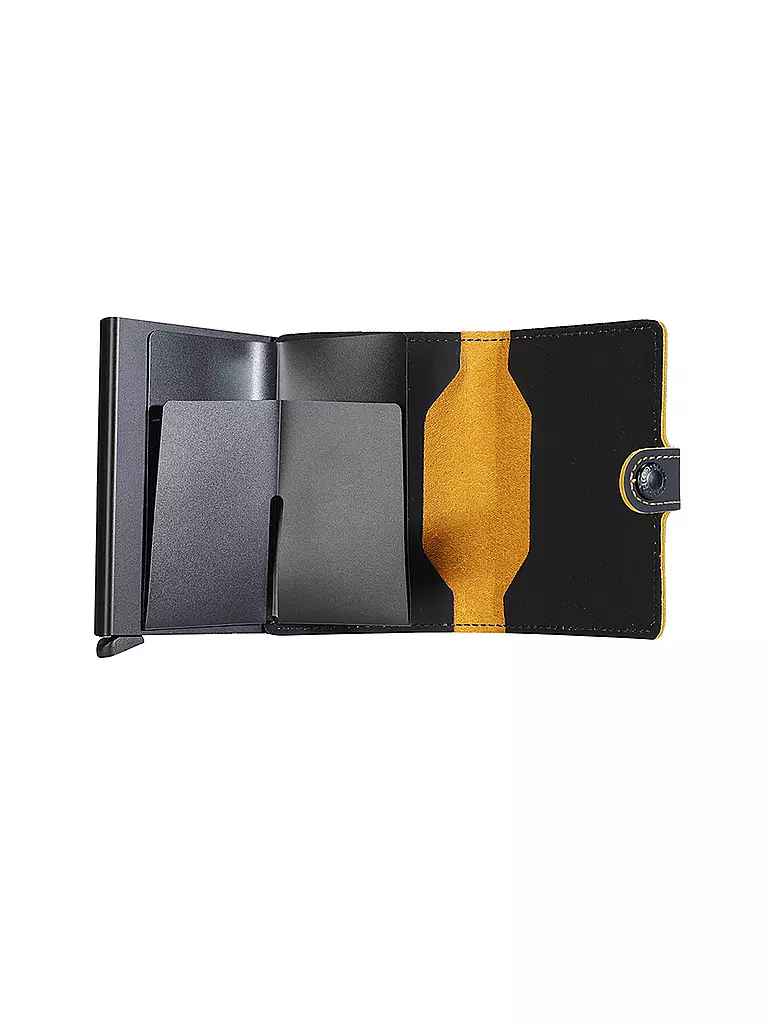 SECRID | Billetera - Miniwallet MATTE Mini black & ochre | Negro