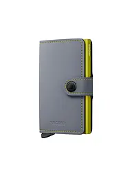 SECRID | Billetera - Miniwallet Matte Mini Grey&Lime | Gris