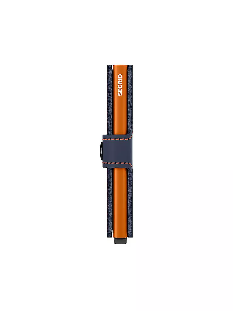 SECRID | Billetera - Miniwallet Matte Night Blue Orange | Azul oscuro