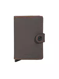 SECRID | Billetera - Miniwallet Matte Night Blue Orange | Marrón