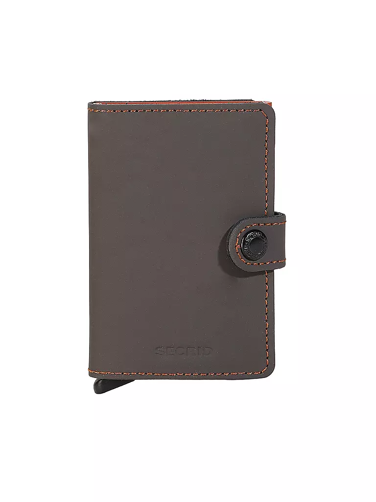 SECRID | Billetera - Miniwallet Matte Truffle Orange | Marrón