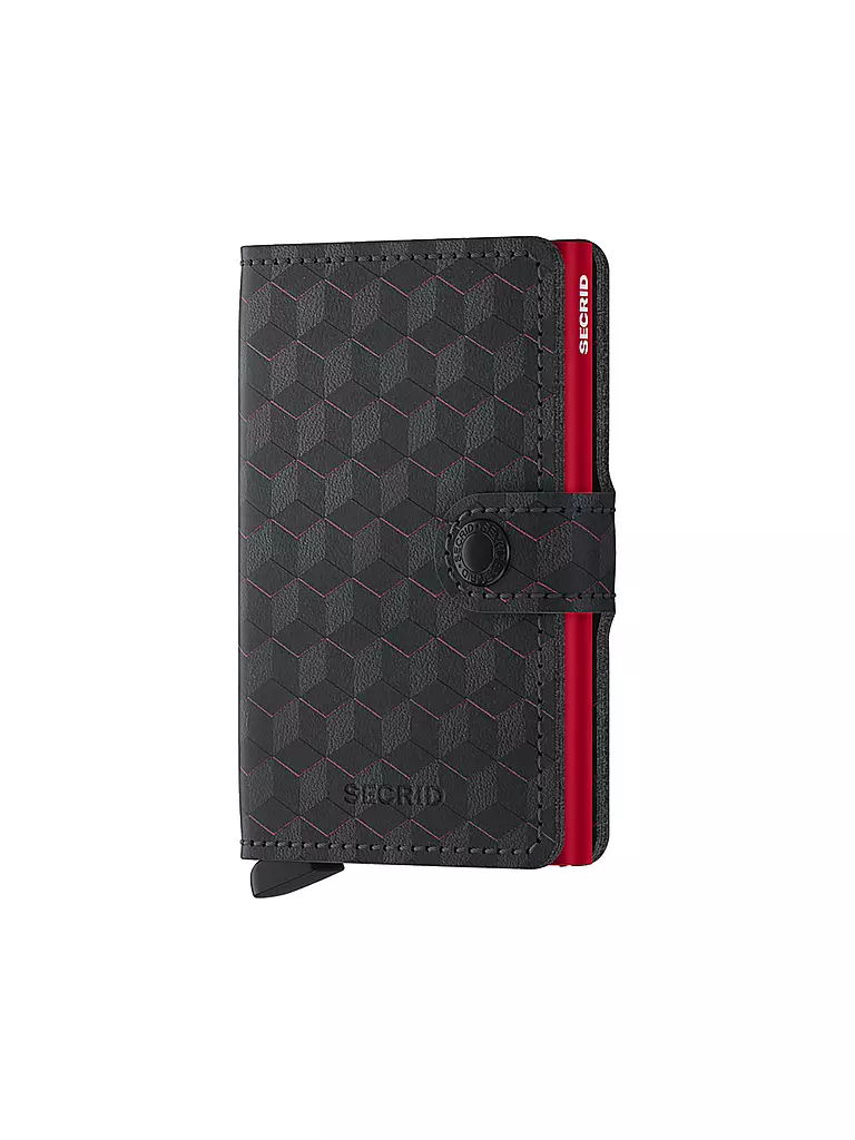SECRID | Billetera - Miniwallet Optical Mini Black Red | Negro