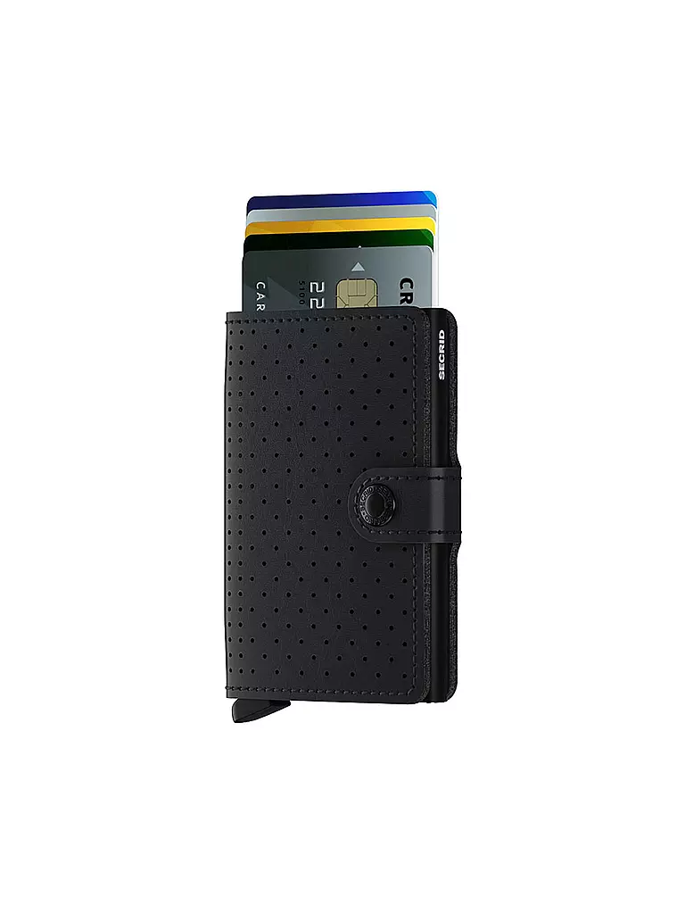 SECRID | Billetera - Miniwallet Perforated Mini Black | Negro