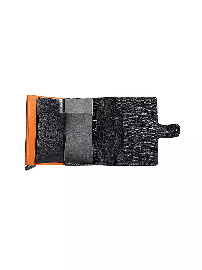 SECRID | Billetera - Miniwallet RANGO negro-naranja | Negro