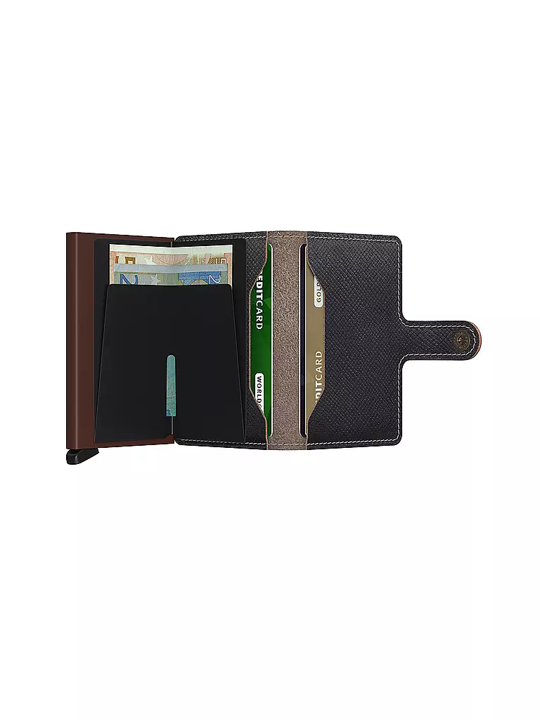 SECRID | Billetera - Miniwallet Saffiano Marrón | Marrón