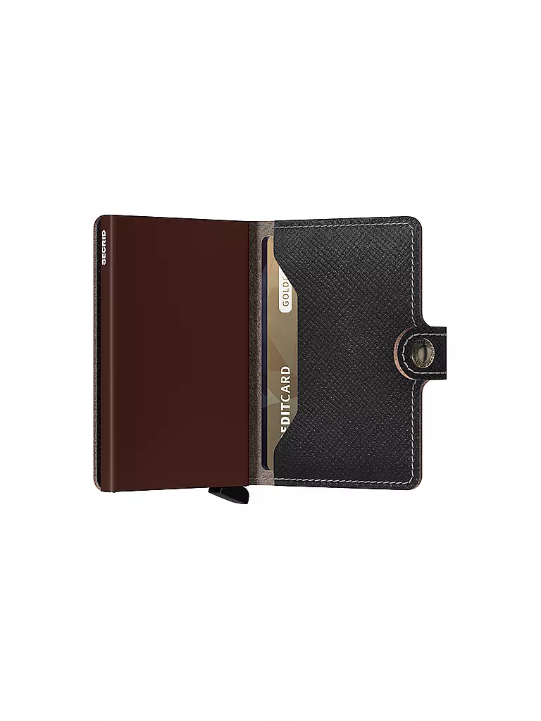 SECRID | Billetera - Miniwallet Saffiano Marrón | 