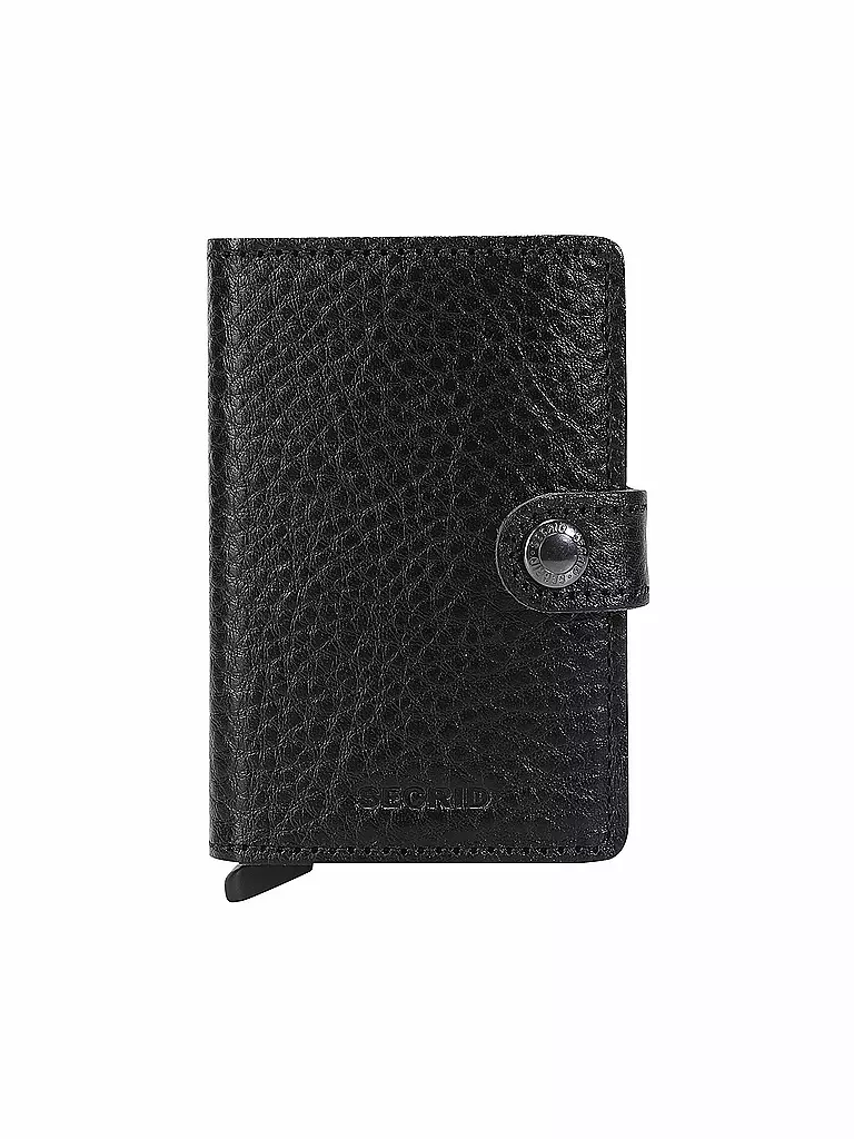 SECRID | Billetera - Miniwallet Vegetable Tanned Black/Black | Negro