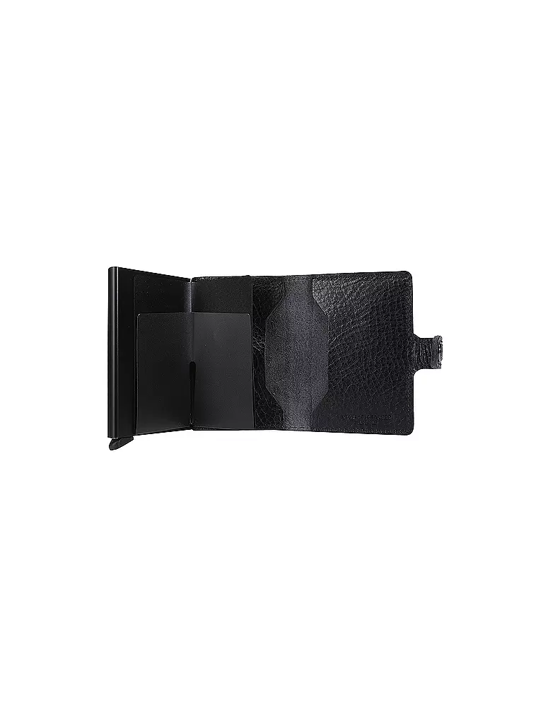 SECRID | Billetera - Miniwallet Vegetable Tanned Black/Black | 