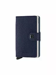 SECRID | Billetera - Miniwallet Vegetable Tanned Mini Navy/Silver | Azul