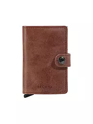 SECRID | Billetera - Miniwallet Vintage Mini Cognac Silver | Camel