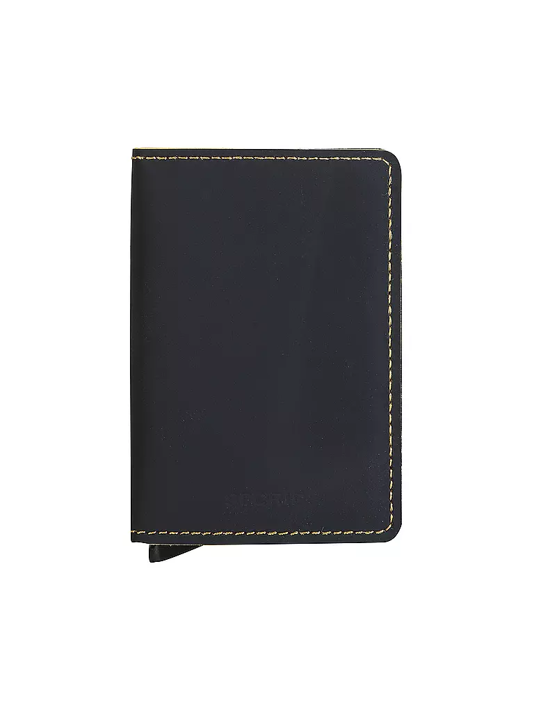 SECRID | Billetera - Slimwallet MATTE black & ochre | Negro